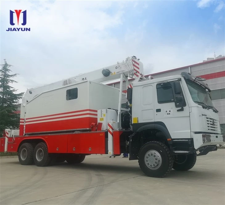 Wireline Truck With Crane